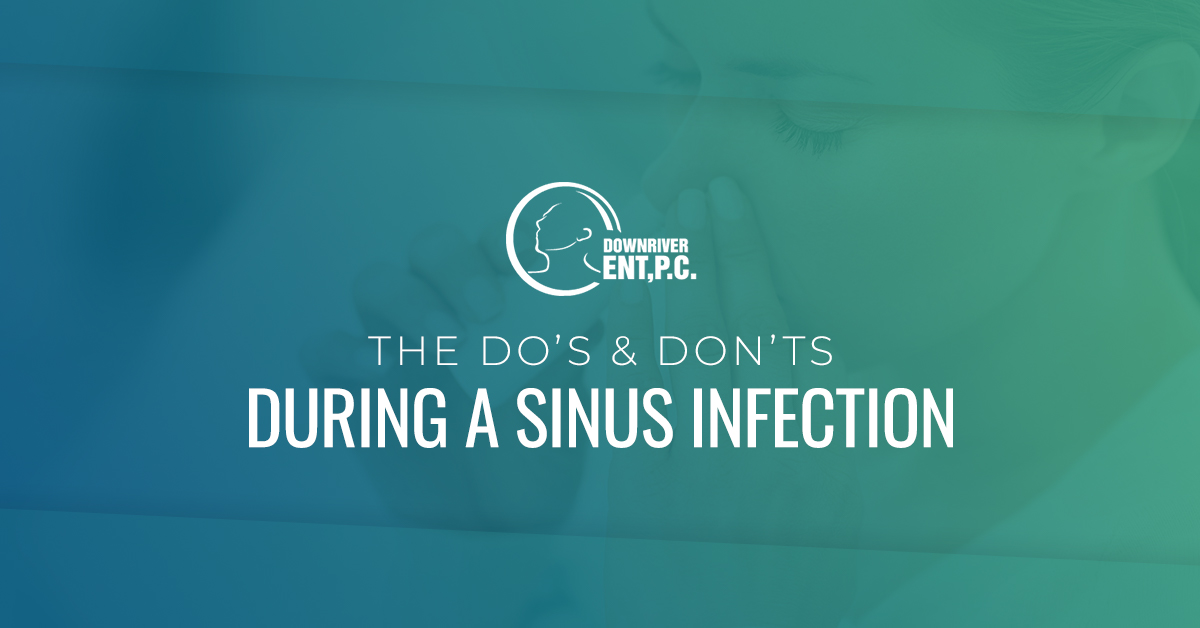 Do's and Don'ts of a Sinus Infection Banner