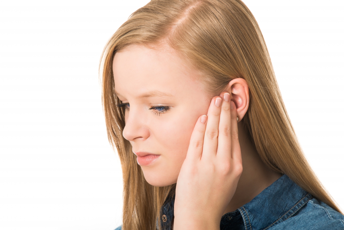 Woman With Swimmer's Ear